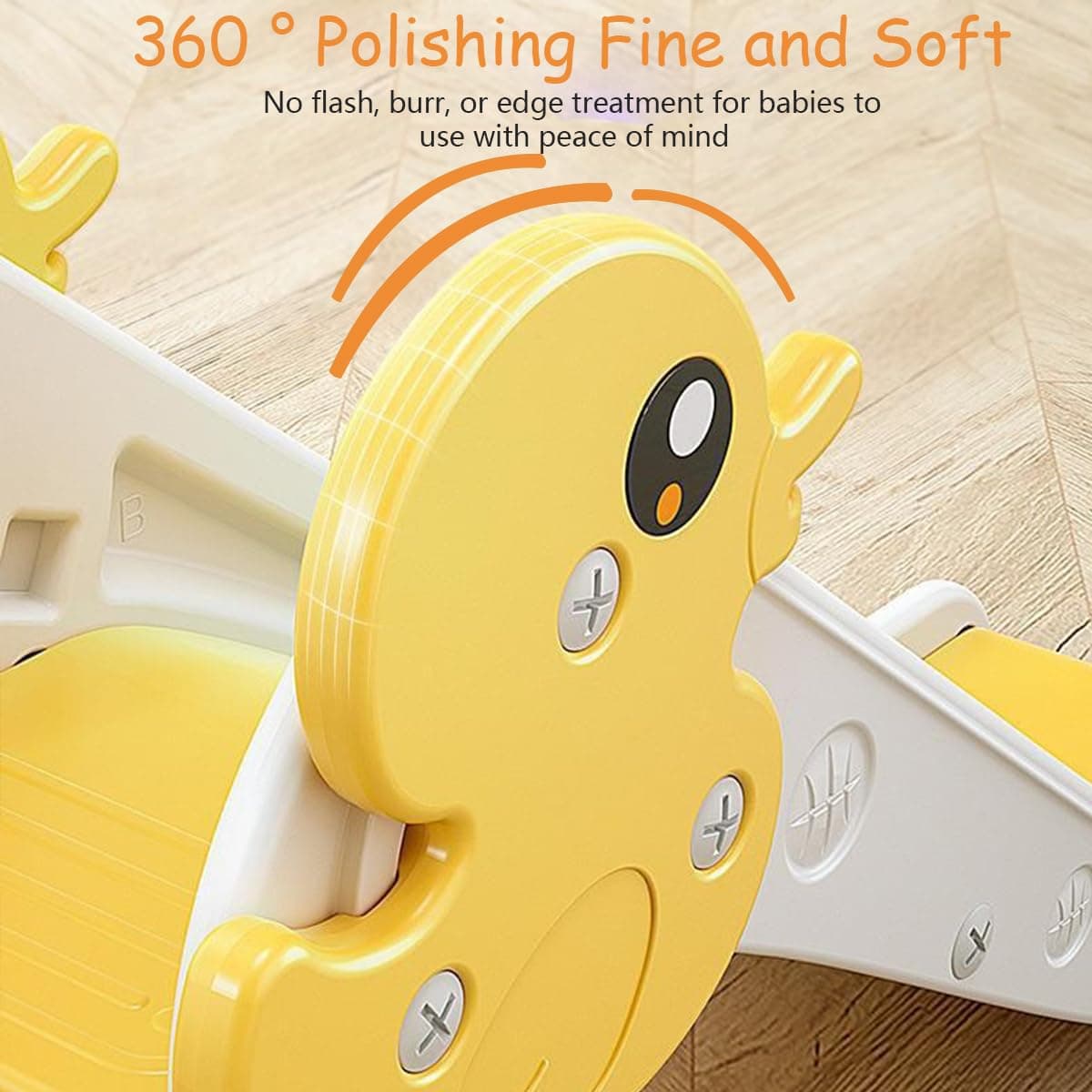 Resbaladilla Creativa Amarilla para Niños PHSSHOP - Una - Imagen 6