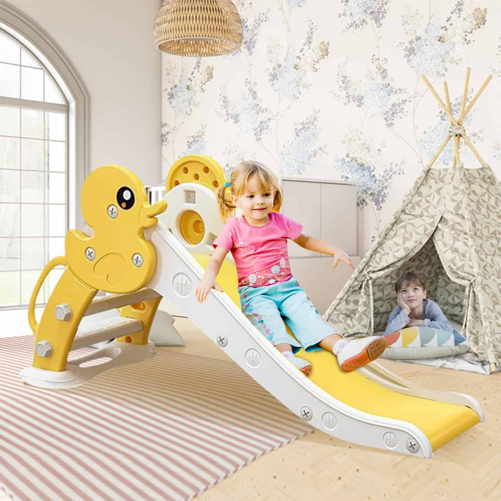 Resbaladilla Creativa Amarilla para Niños PHSSHOP - Una