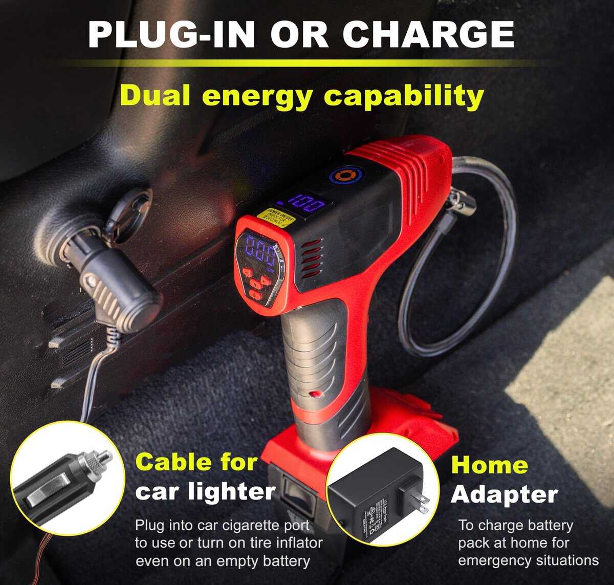 Inflador de neumáticos digital Bullseye Pro Max Automático - Imagen 4