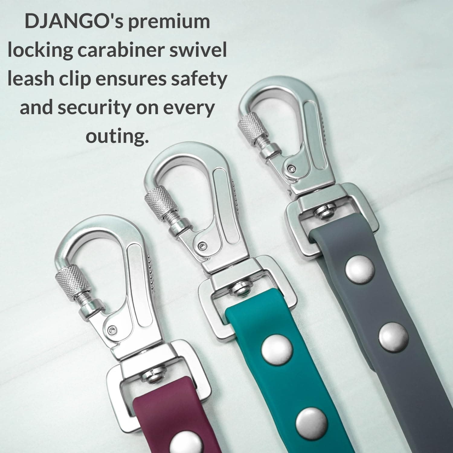 Correa de perro impermeable DJANGO Tahoe: Resistente, - Imagen 4