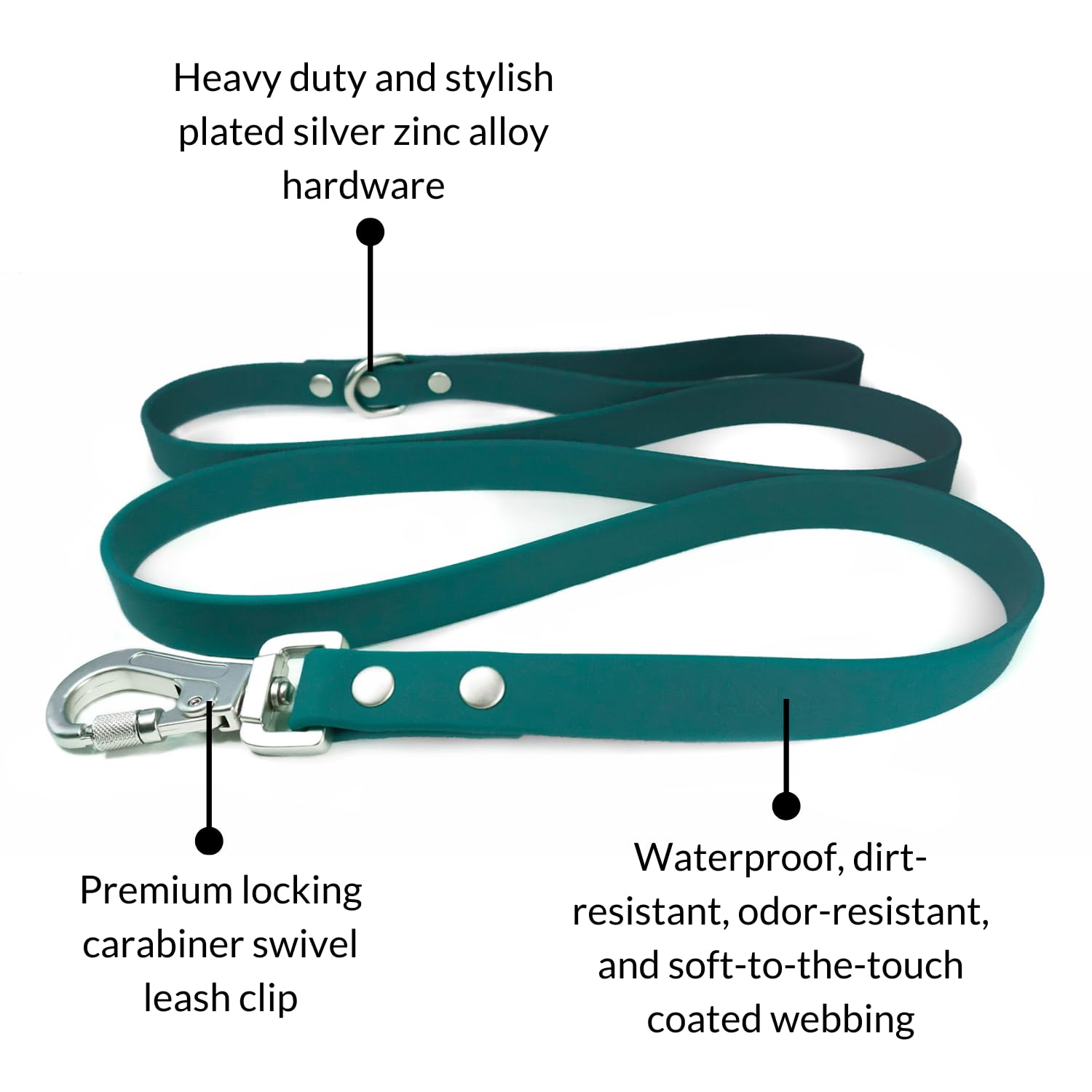 Correa de perro impermeable DJANGO Tahoe: Resistente, - Imagen 10