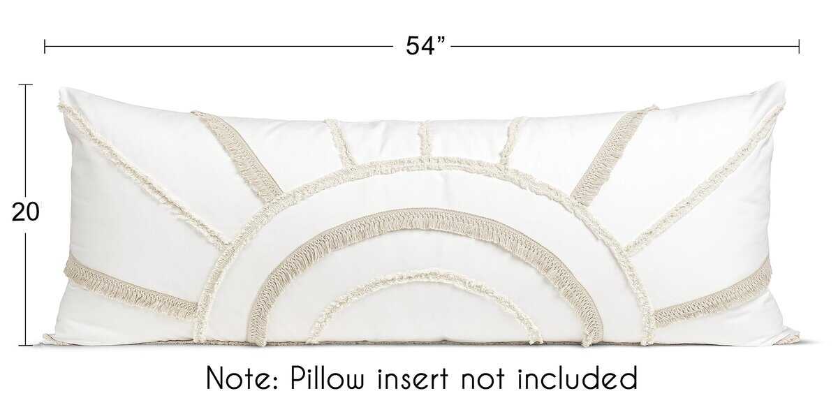 Funda de almohada decorativa Sweet Jojo Designs Ivory Boho - Imagen 6