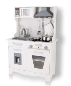 Set de Cocina de Madera para Niños, Cocinita de Juguete con