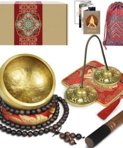 Set de Meditación Tibetano de 7 piezas Artcome - Cuenco