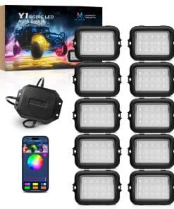 MICTUNING Y1 RGB+IC Luces LED para Roca - 10 Pods