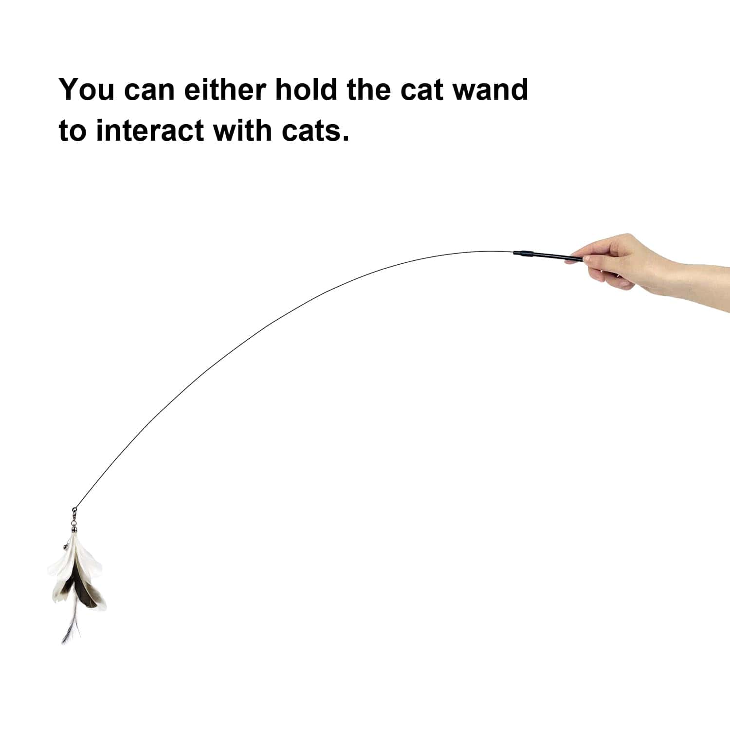 Juguetes de Barita de Plumas para Gatos TTcat, Juguetes - Imagen 6