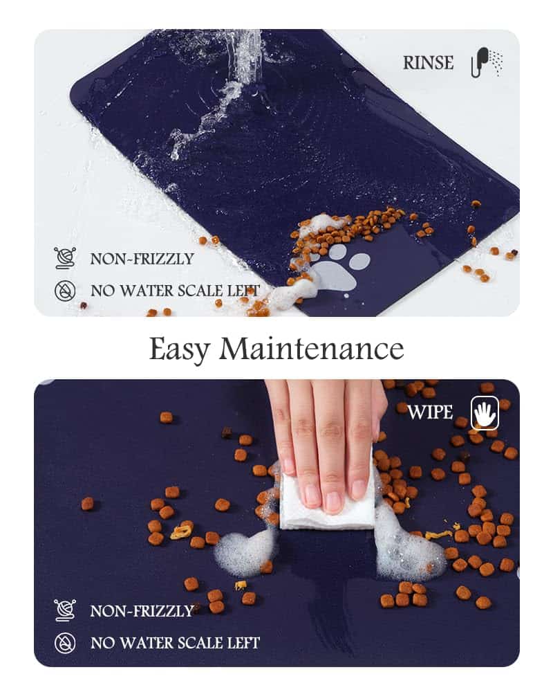 Tapete para Comida de Mascotas - Tapete Absorbente para - Imagen 5