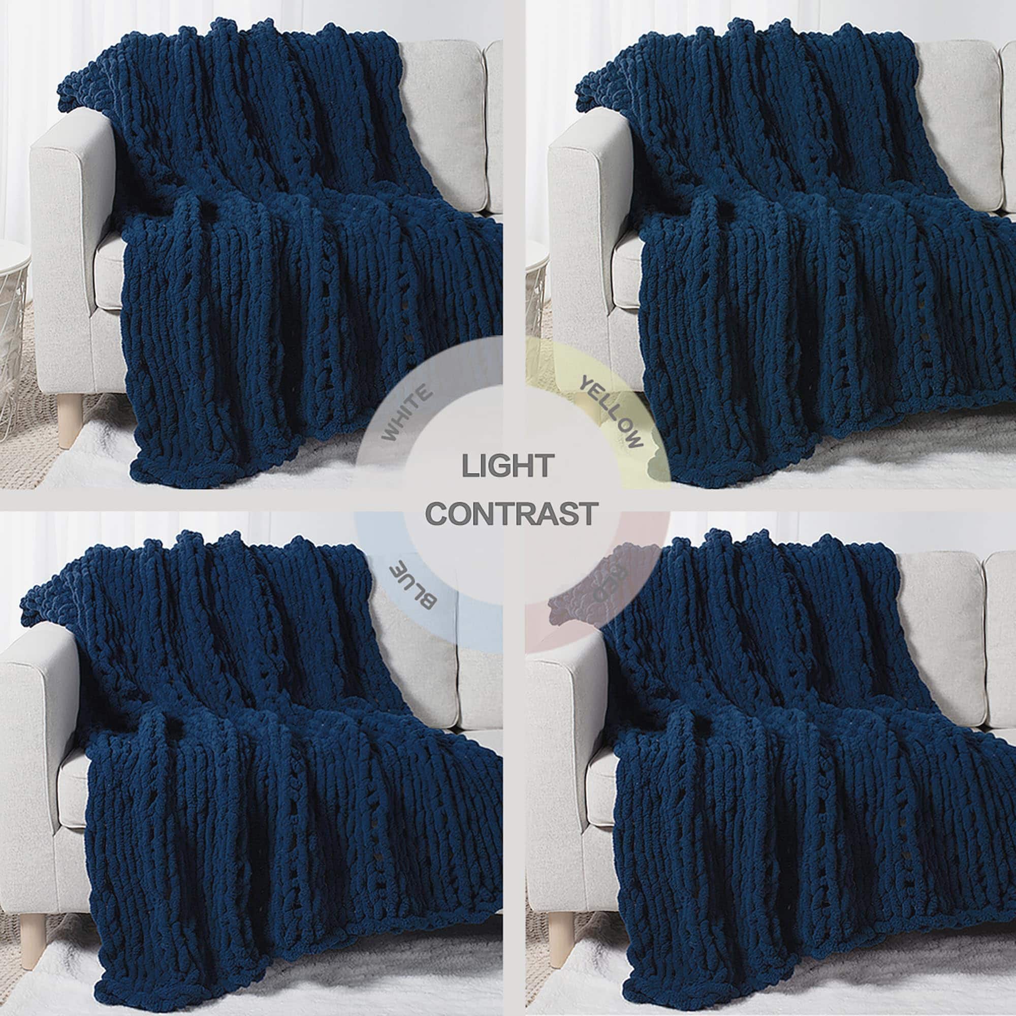 Manta de Punto Grueso Carriediosa 60" X 80" para Cama - Imagen 7