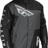 Chamarra de Nieve SNX Pro de Fly Racing (Negro/Gris, Grande)