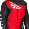 Chamarra de Nieve Fly Racing SNX Pro (Negro/Rojo, 3X-Grande)