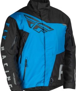 Chamarra de Nieve SNX Pro Fly Racing (Negro/Azul, XX-Large)