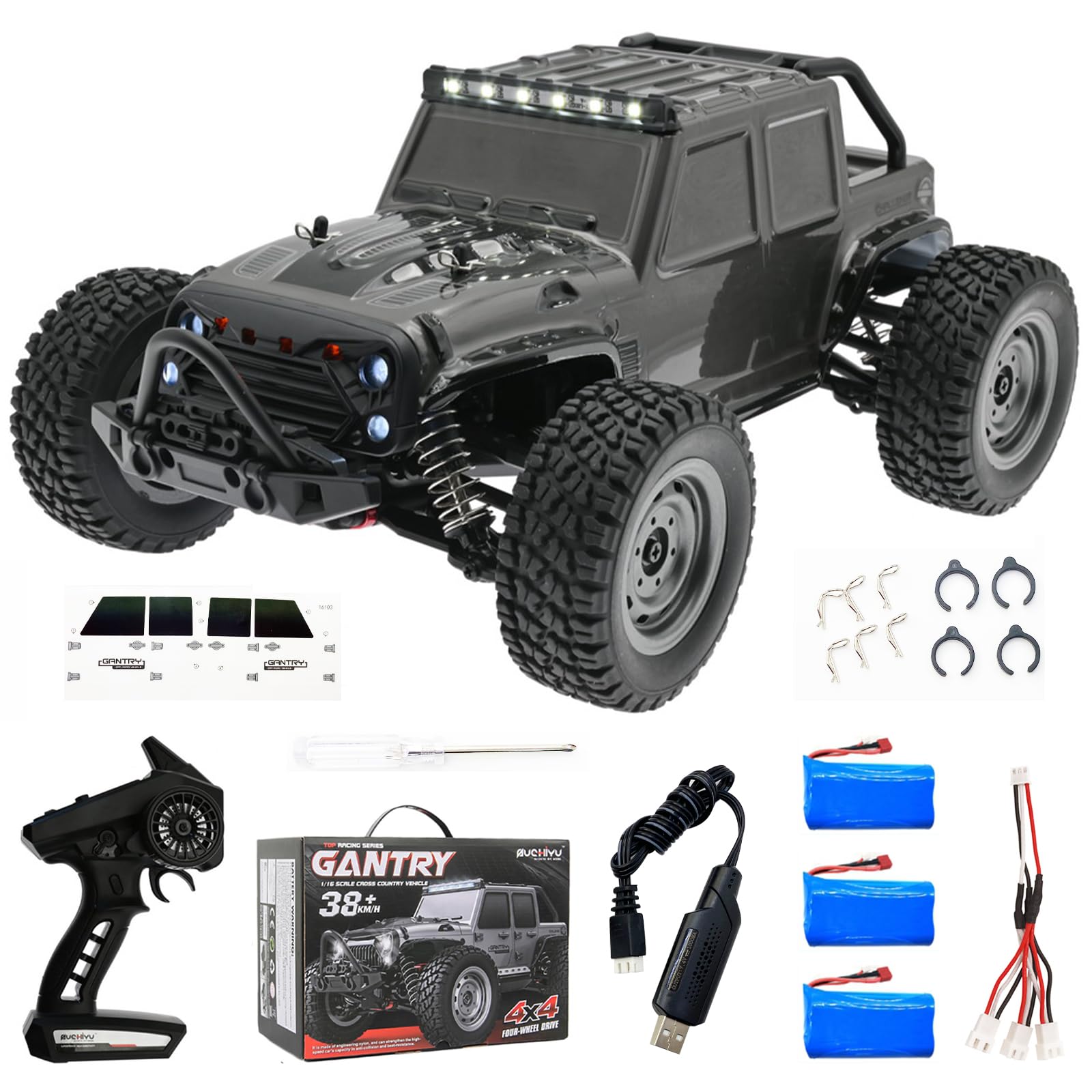 LEOSO SCY16103 1/16 Coche Rc 4X4 de Alta Velocidad 35 Km/h