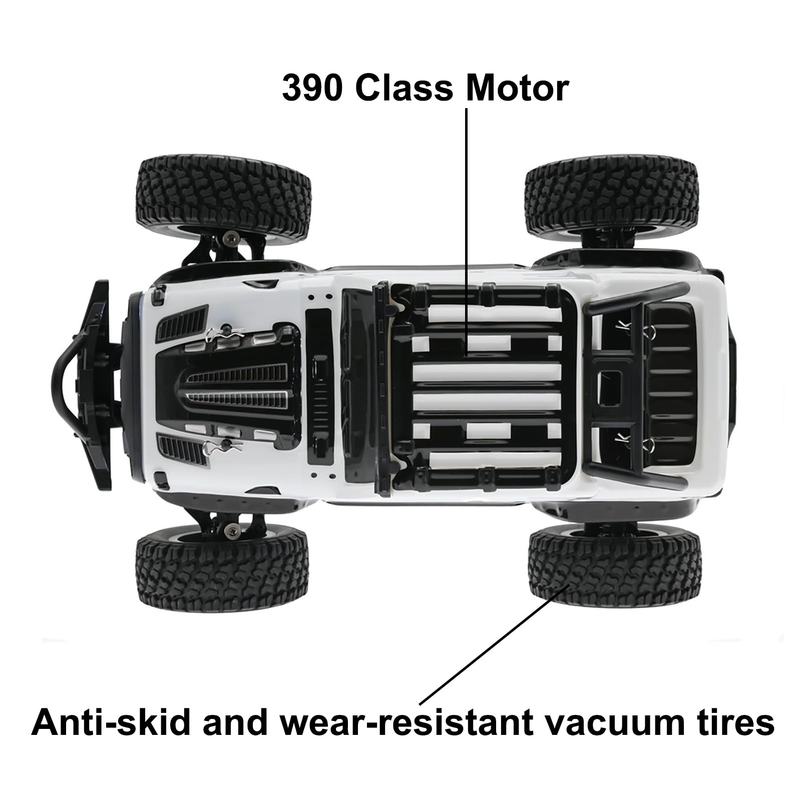 LEOSO SCY16103 1/16 Coche Rc 4X4 de Alta Velocidad 35 Km/h - Imagen 8