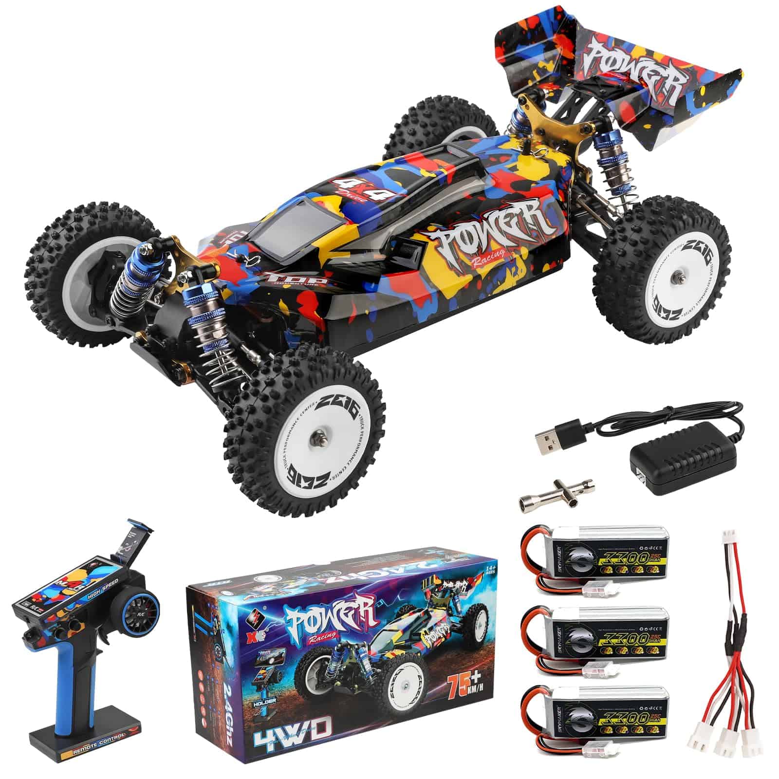 LEOSO 124007 1/12 Coche RC Brushless RTR 75 km/h Coches RC