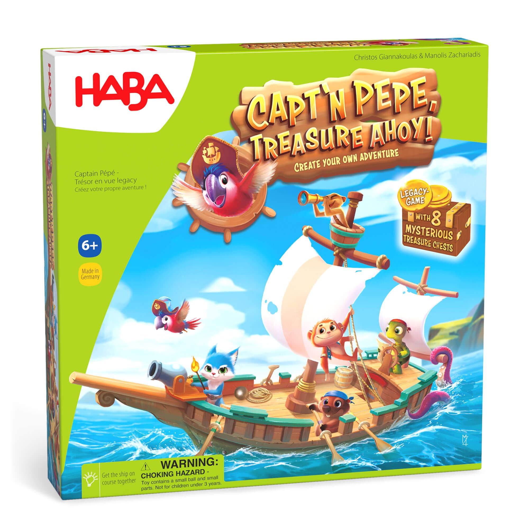 HABA Capt'n Pepe Tesoro Ahoy! - Un Juego de Aventuras de