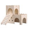 Escondite para hámster Sirvarni - Casa y hábitat de madera