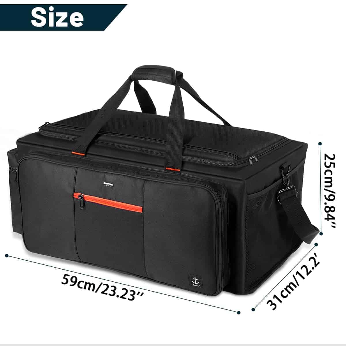 Bolso Grande para DJ Timoxi con Tablero de Soporte - Imagen 7