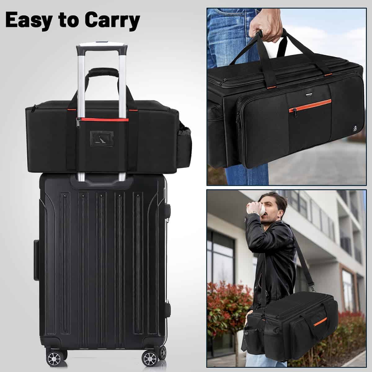 Bolso Grande para DJ Timoxi con Tablero de Soporte - Imagen 8