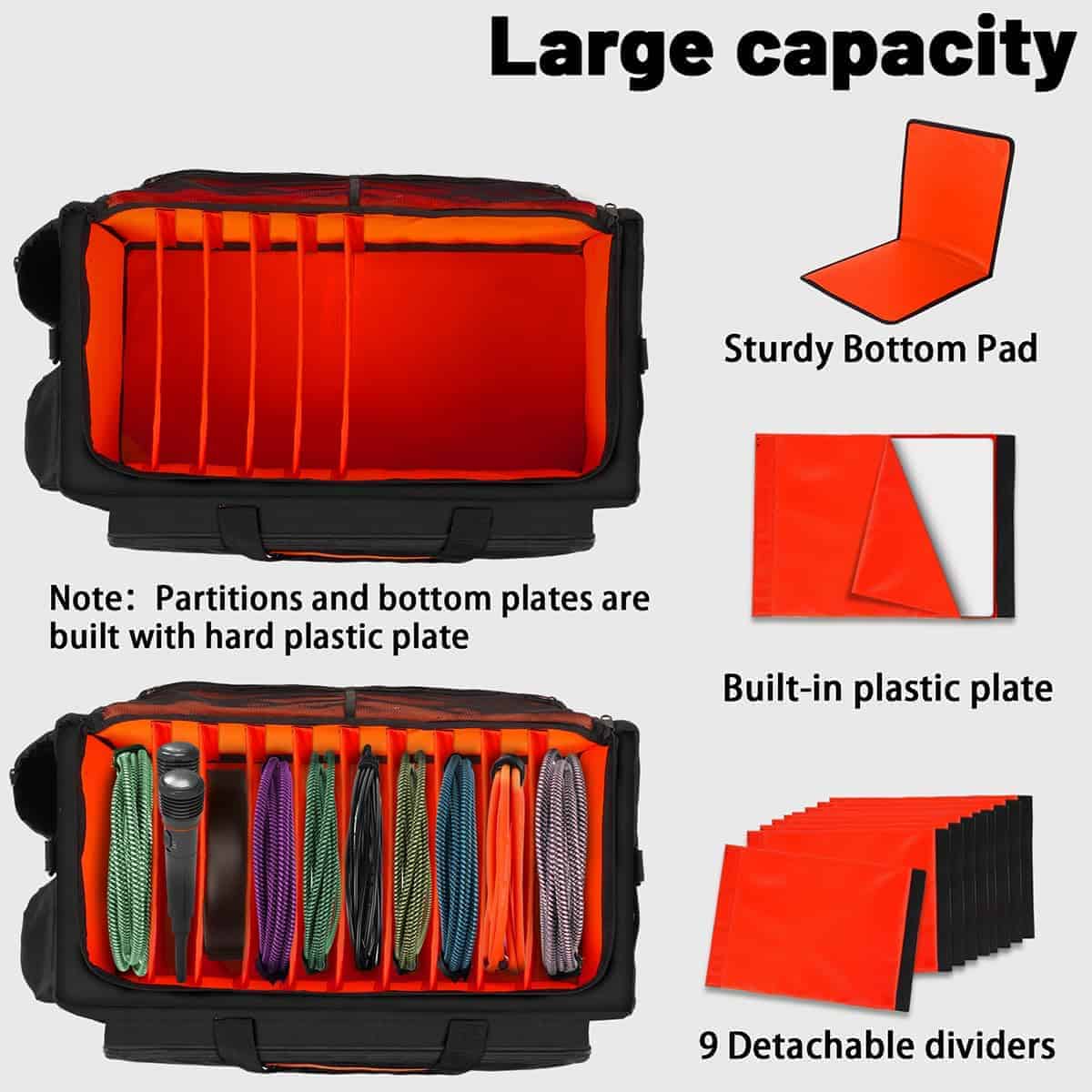 Bolso Grande para DJ Timoxi con Tablero de Soporte - Imagen 4