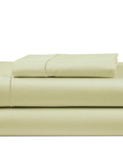 Juego de sábanas 100% algodón egipcio LANE -Verde Menta