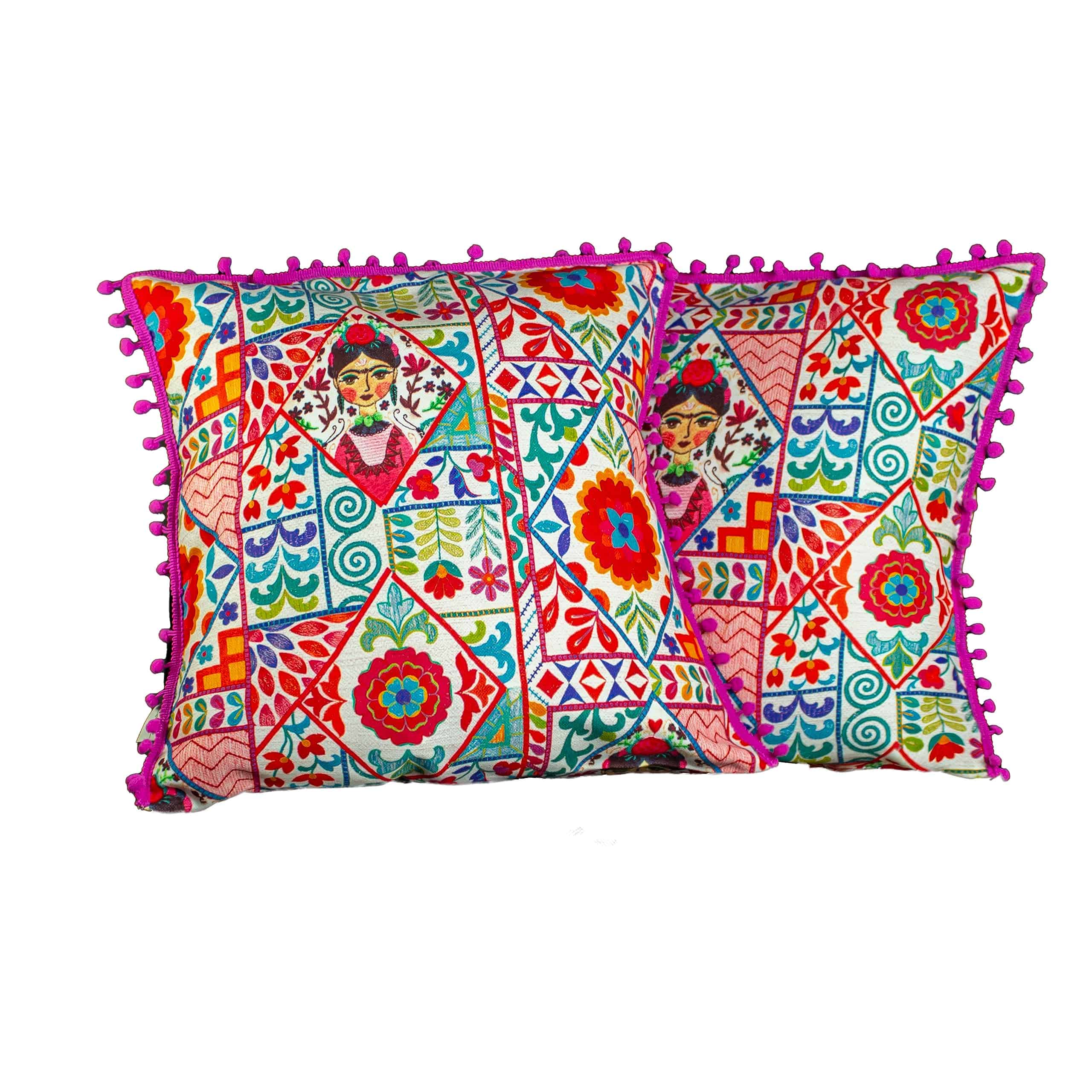 Fundas de Cojín GLUTWEER - Fundas Decorativas -Rosa