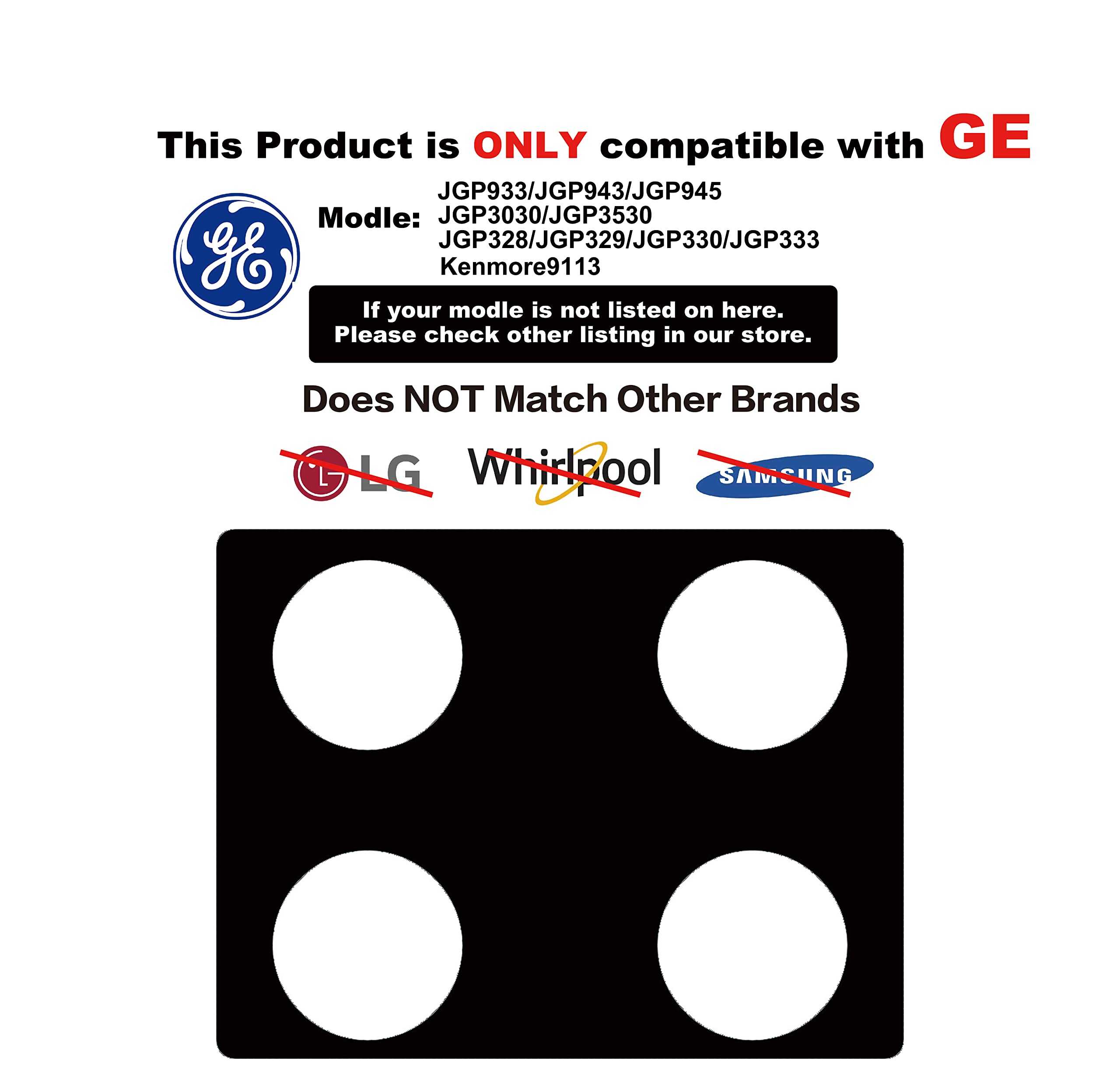 Protector de Estufa para Gas GE de 30 pulgadas - Protector - Imagen 3