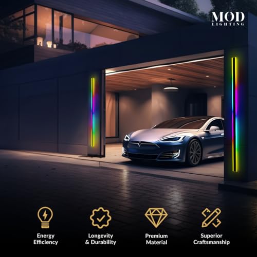 MOD LIGHTING Haylen RGB Modern Outdoor LED Wall Light - - Imagen 3