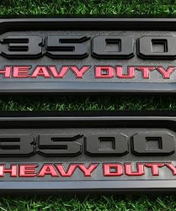 2 Paquete de Emblemas Pesados 3500 para la Izquierda y