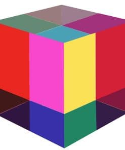 ZhuoChiMall Cubo de Color CMY, 3.93 pulgadas (100mm) Cubo