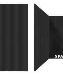 Paquete de 5 Paneles Acústicos, 48x24x0.4 pulgadas Paneles