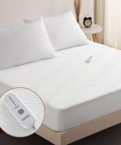 CAROMIO Calentador de colchón tamaño Twin, 5 ajustes de