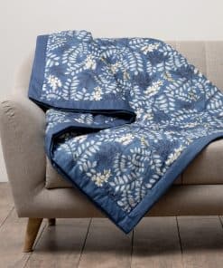 Manta de algodón Maison d' Hermine Feuillage para sofá cama