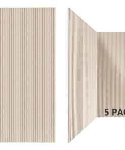 Pack de 5 Paneles Acústicos, 48x24x0.4 pulgadas Paneles