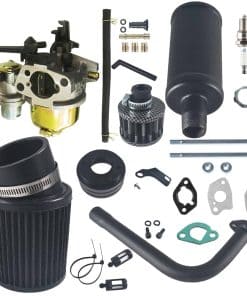 Kit de carburador filtro de aire adaptador de escape