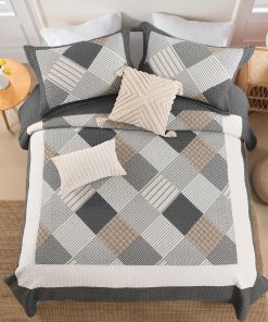 Juego de Edredón PERHOM para Cama King - Edredón de Algodón