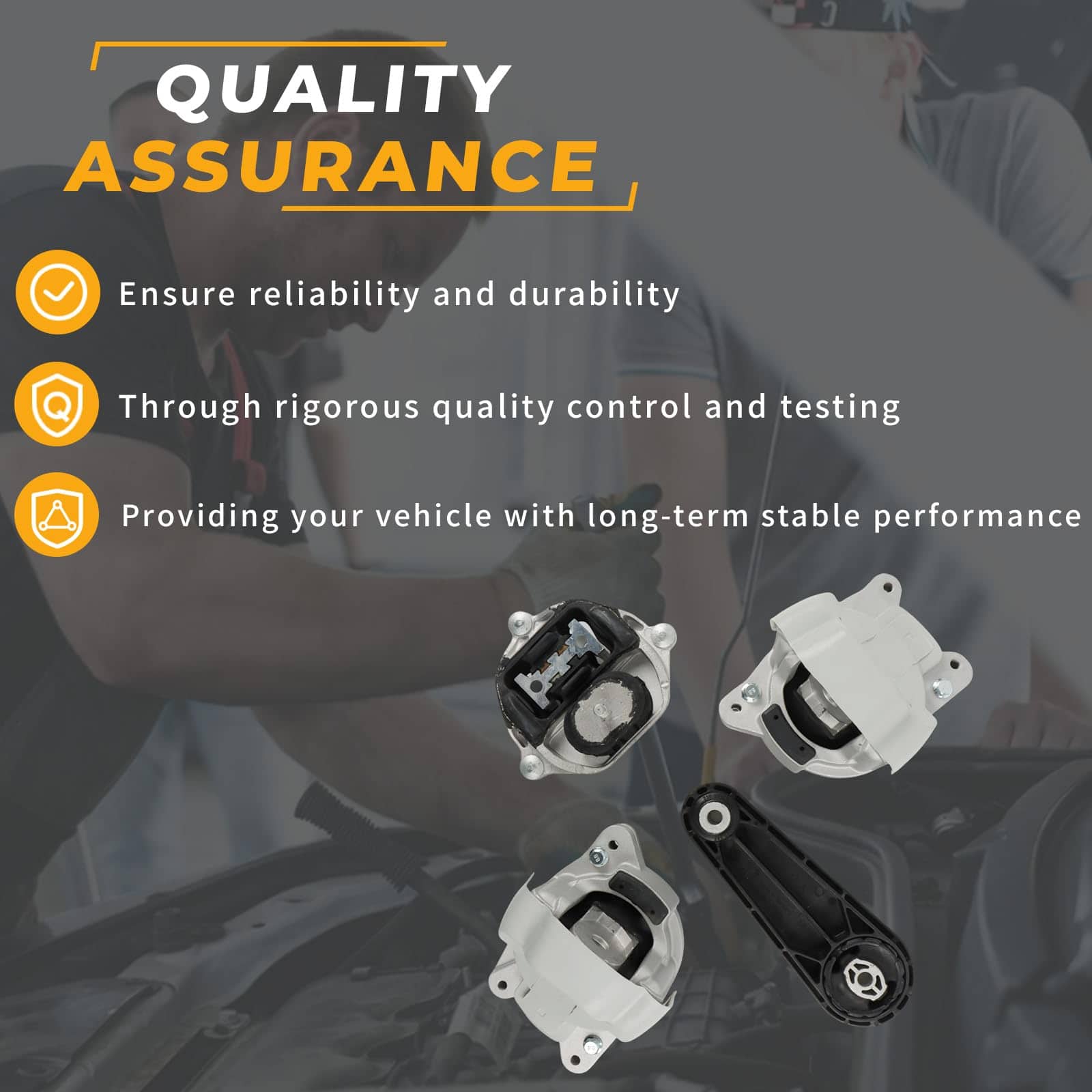 Conjunto de Montaje de Motor Noptul 4PCS, Adecuado para - Imagen 6