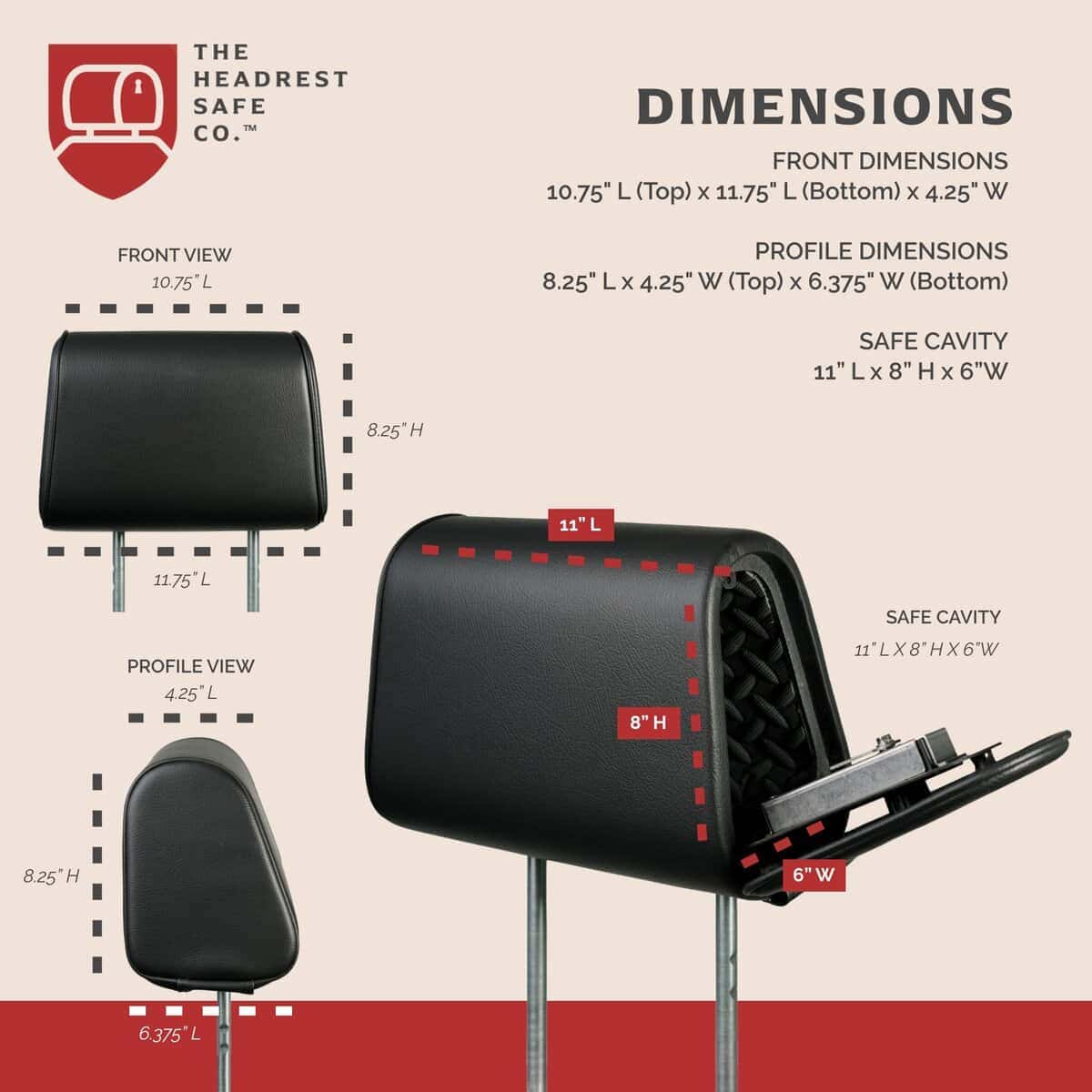 SET DE CABECERA SEGURO - Cabecera del Asiento del Pasajero - Imagen 8