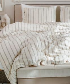 Juego de Funda Nórdica de Algodón Turco 100% Natural Lavien