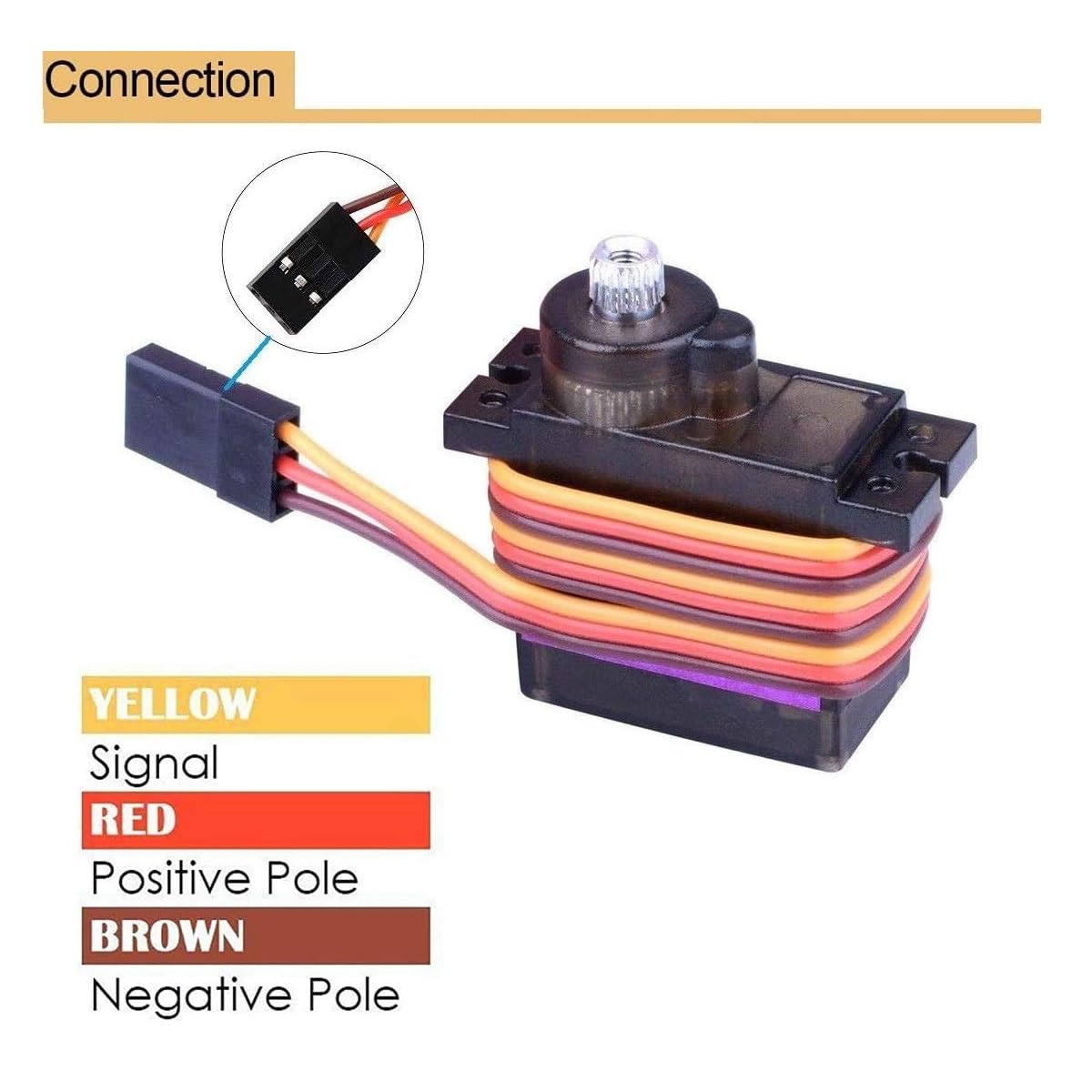 Vffoto Tower P MG90S 9G Metal Gear Micro Servo 180° Mini - Imagen 7