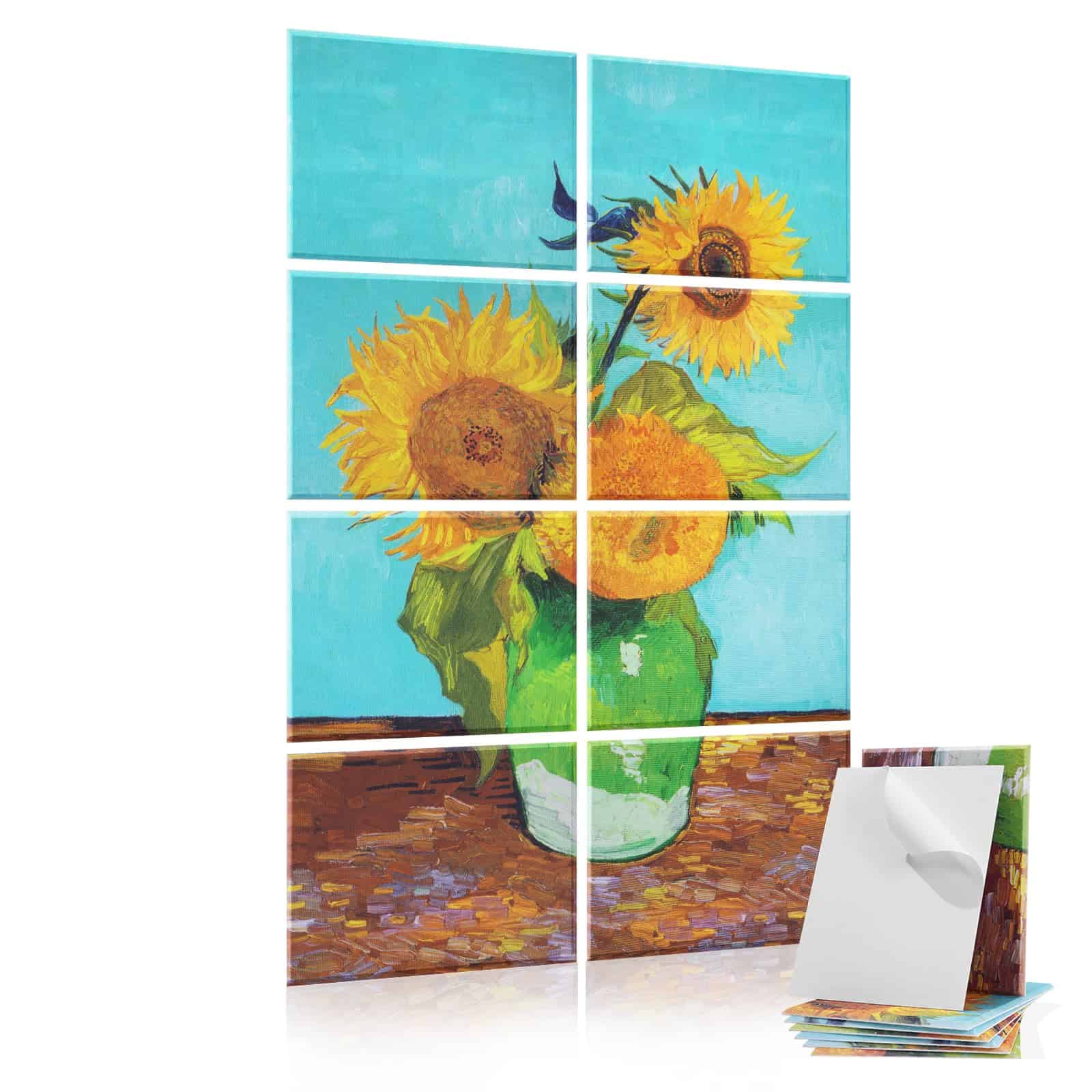 Tutmyrea 8 Pack Paneles Acústicos de Arte, 48"X32" Paneles