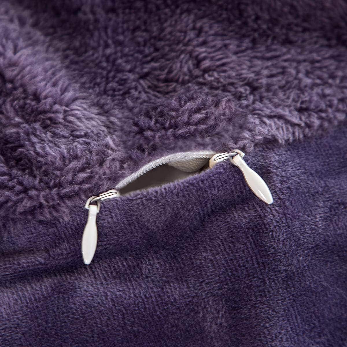 JSZS Juego de Funda Nórdica de Terciopelo Peludo de Lujo, - Imagen 7