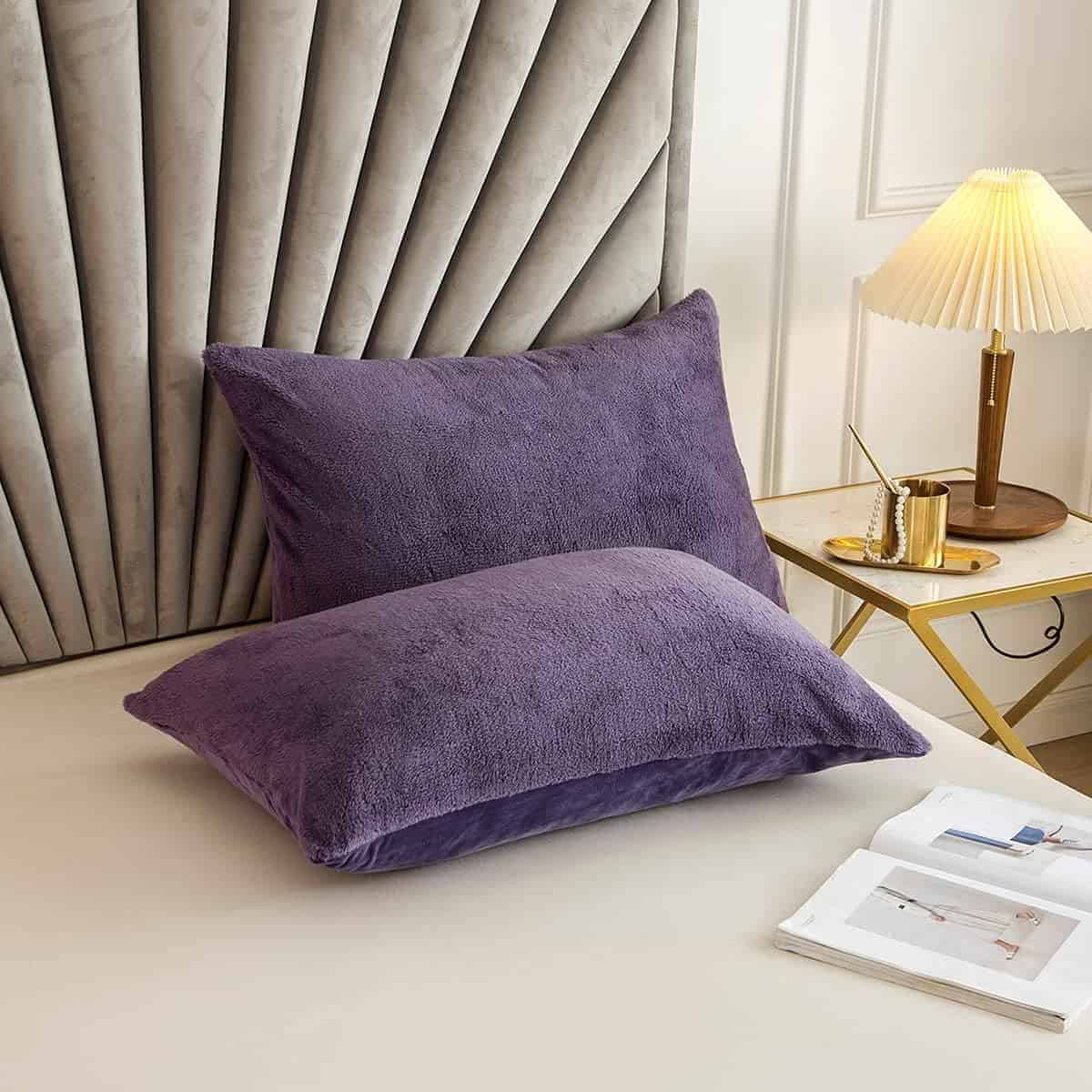 JSZS Juego de Funda Nórdica de Terciopelo Peludo de Lujo, - Imagen 4