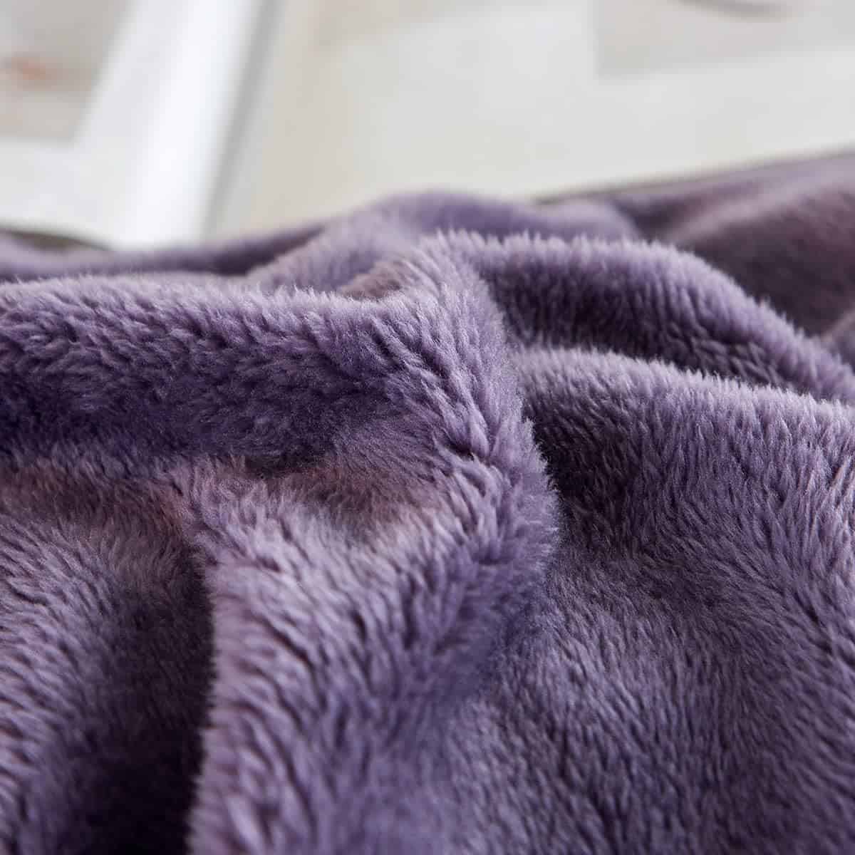 JSZS Juego de Funda Nórdica de Terciopelo Peludo de Lujo, - Imagen 5