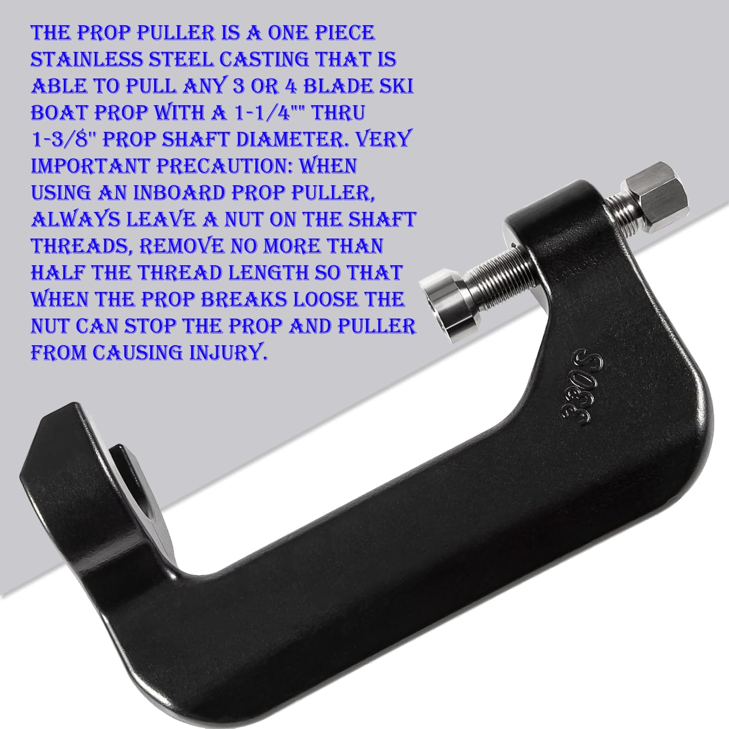 Desmontador de hélice en forma de C de 1 1/4" - 1 3/8" para - Imagen 3