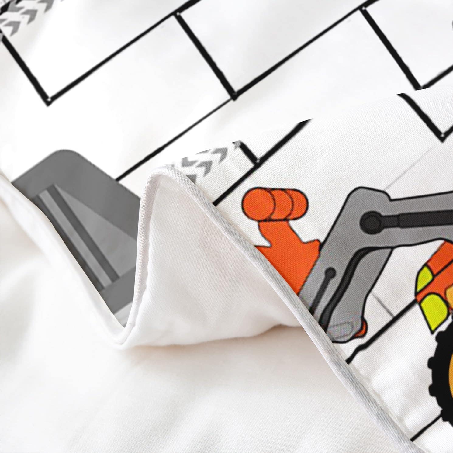 Juego de Funda Nórdica para Cama Individual Excavadoras - Imagen 6