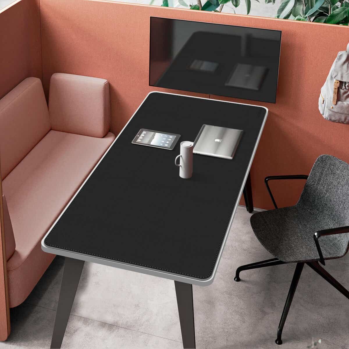 Chihein Alfombrilla de Escritorio Grande de Cuero PU 55.1" - Imagen 8