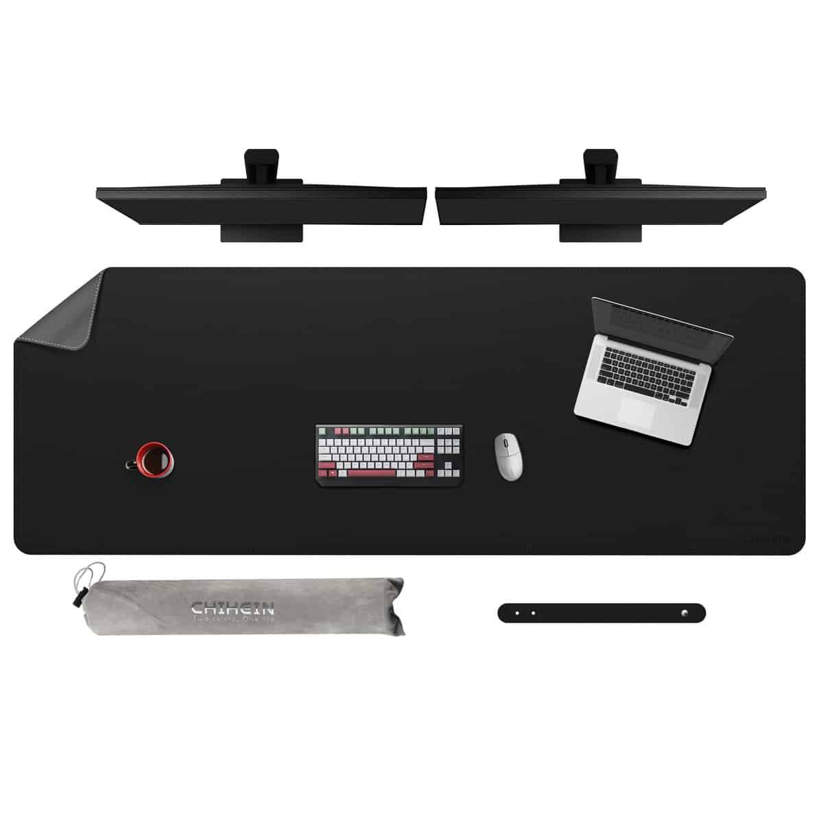 Tapete de Escritorio de Cuero PU Chihein 66.9" x 23.6"