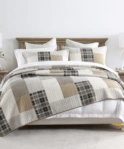 Juego de Colcha 100% algodón tamaño King, Juego de cama de