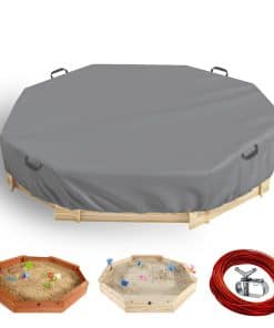 Cubierta impermeable para cajas de arena octagonales,