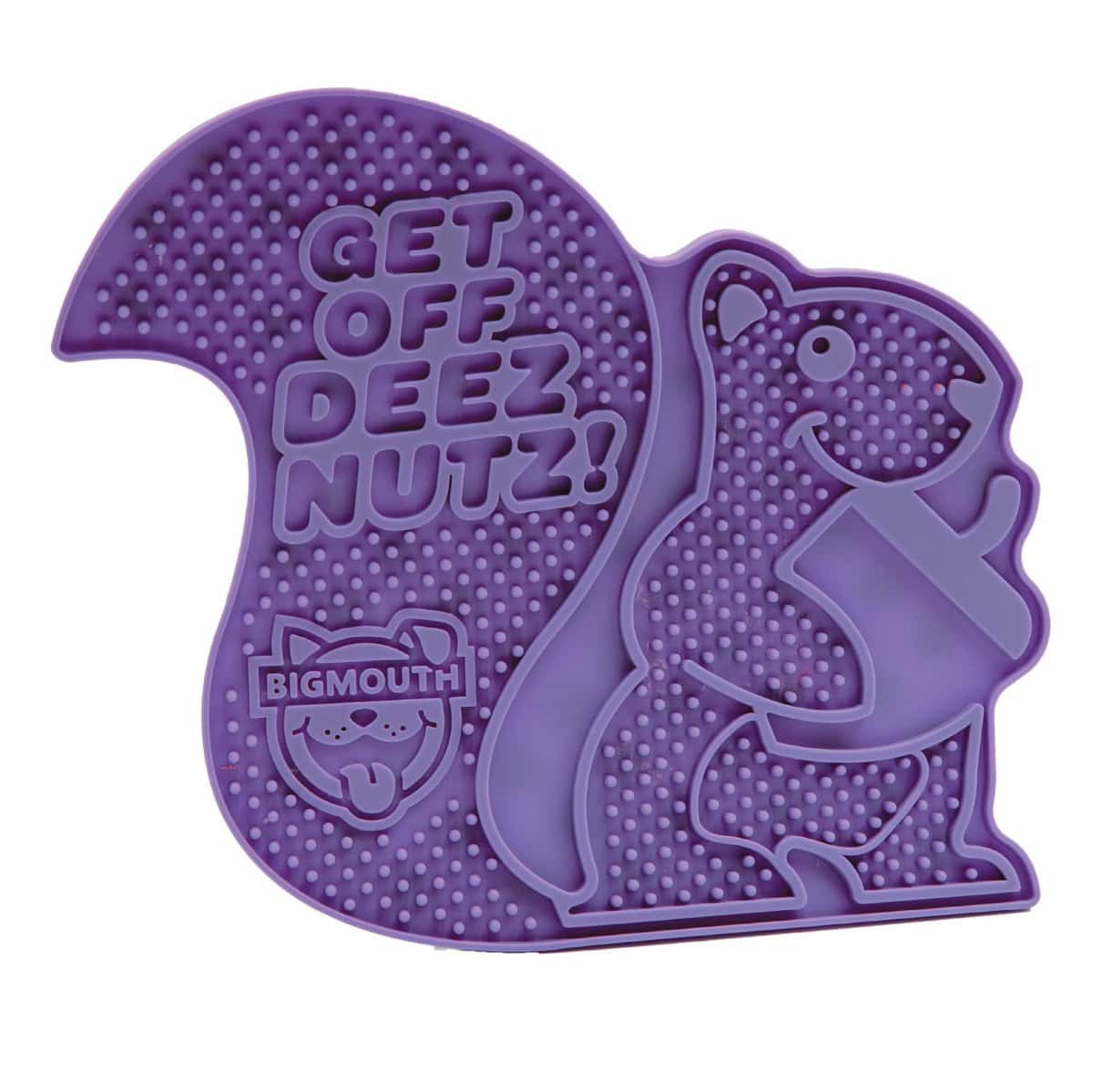 BigMouth Inc Funny Squirrel Lick Mat - Tapete de Lamer para